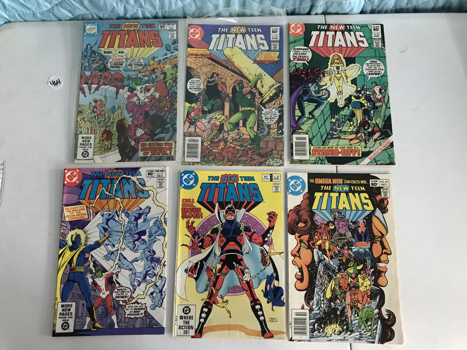6 DC The New Teen Titans Comics (1 of 1)