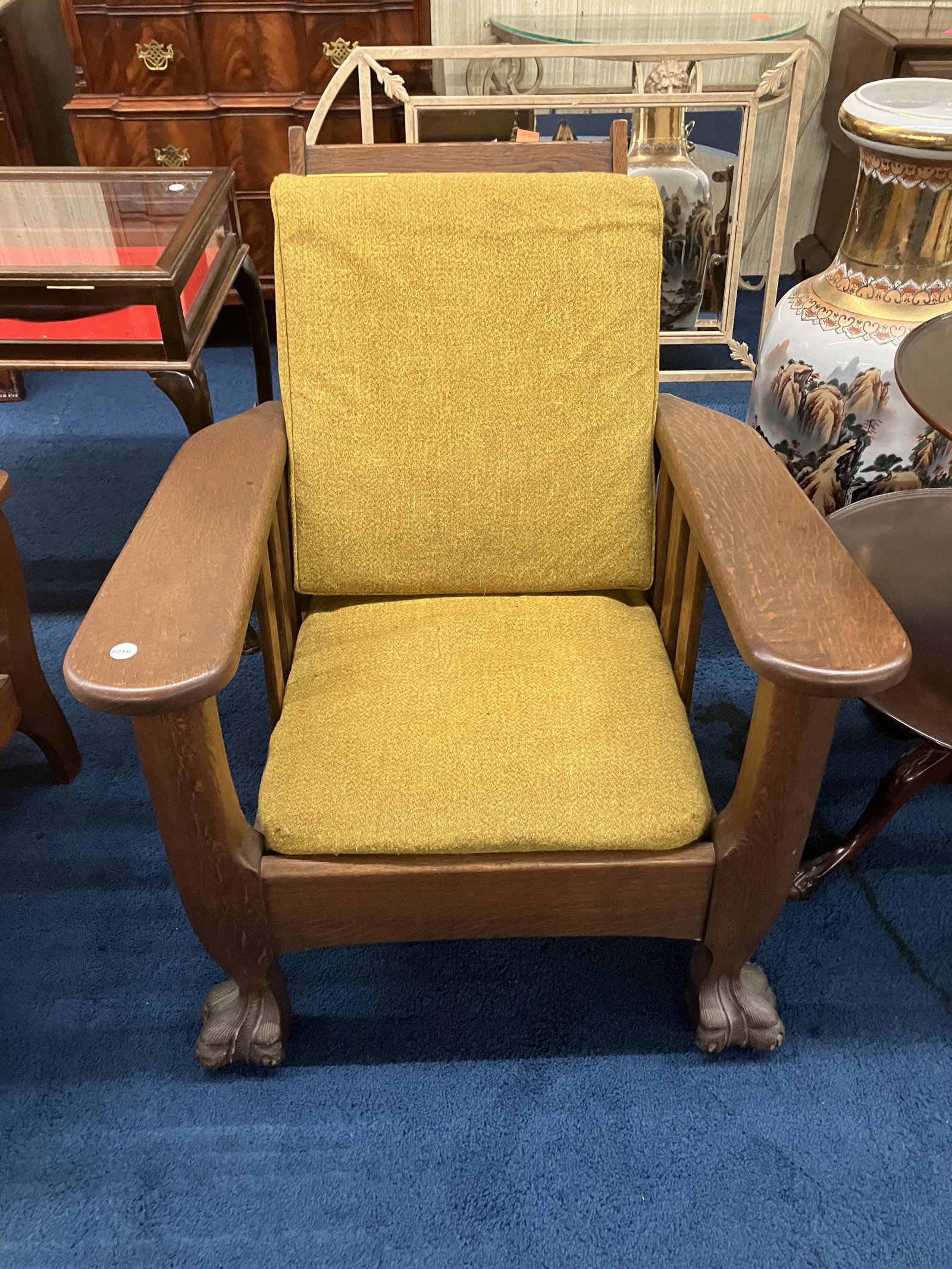 Antique Oak Morris Chair (1 of 4)