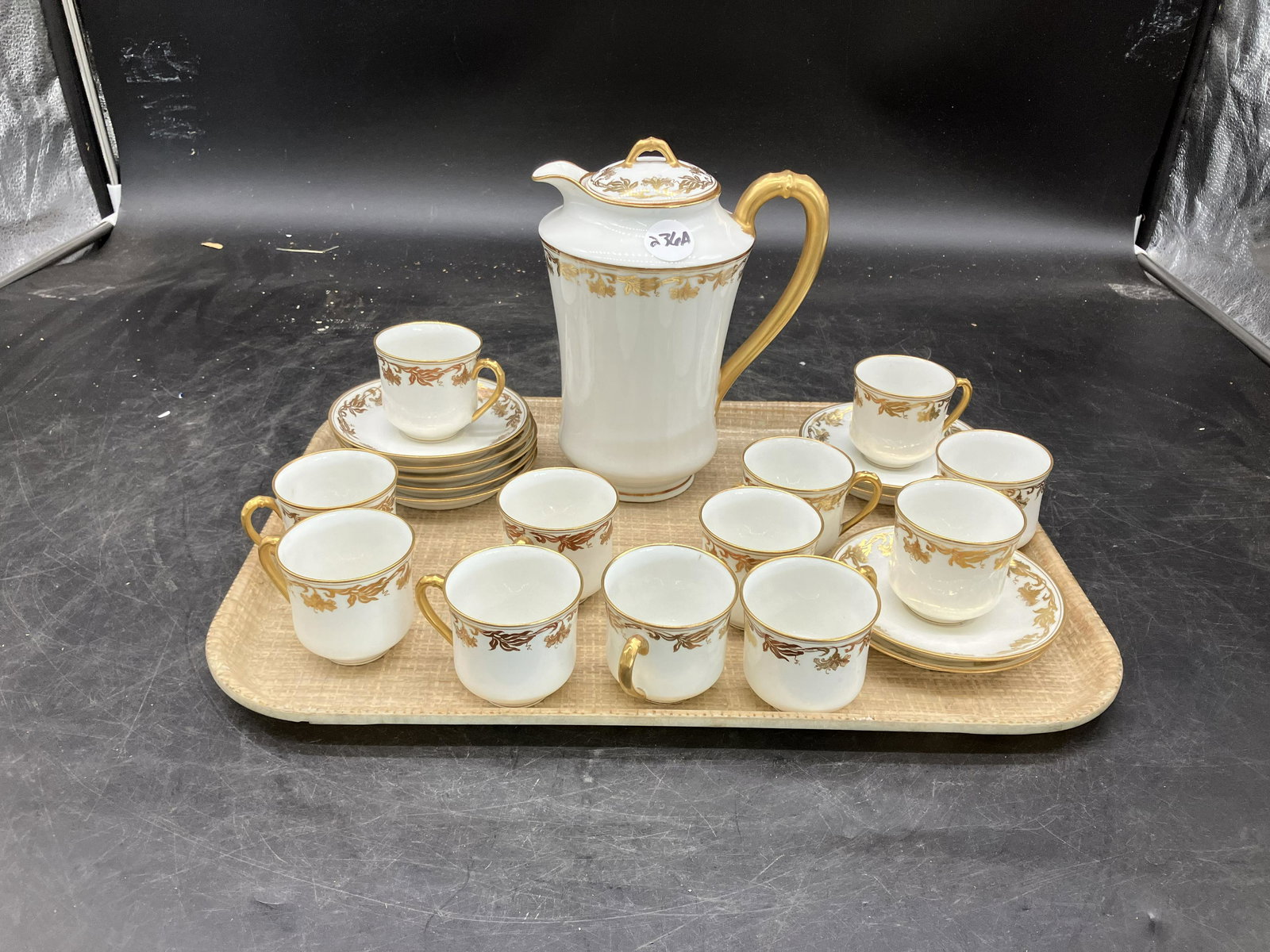 22 Pc Haviland Limoges Chocolate Set (1 of 3)