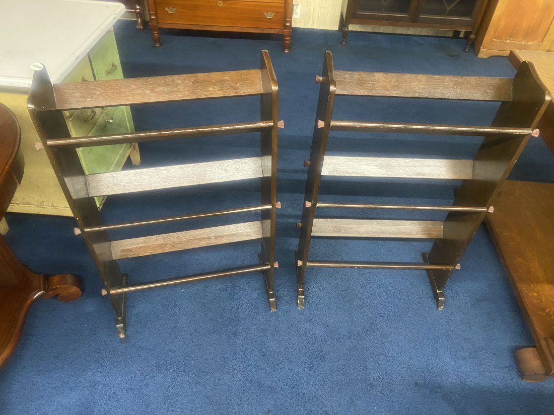 Pair Of Mission Style Book Shelves (1 of 6)