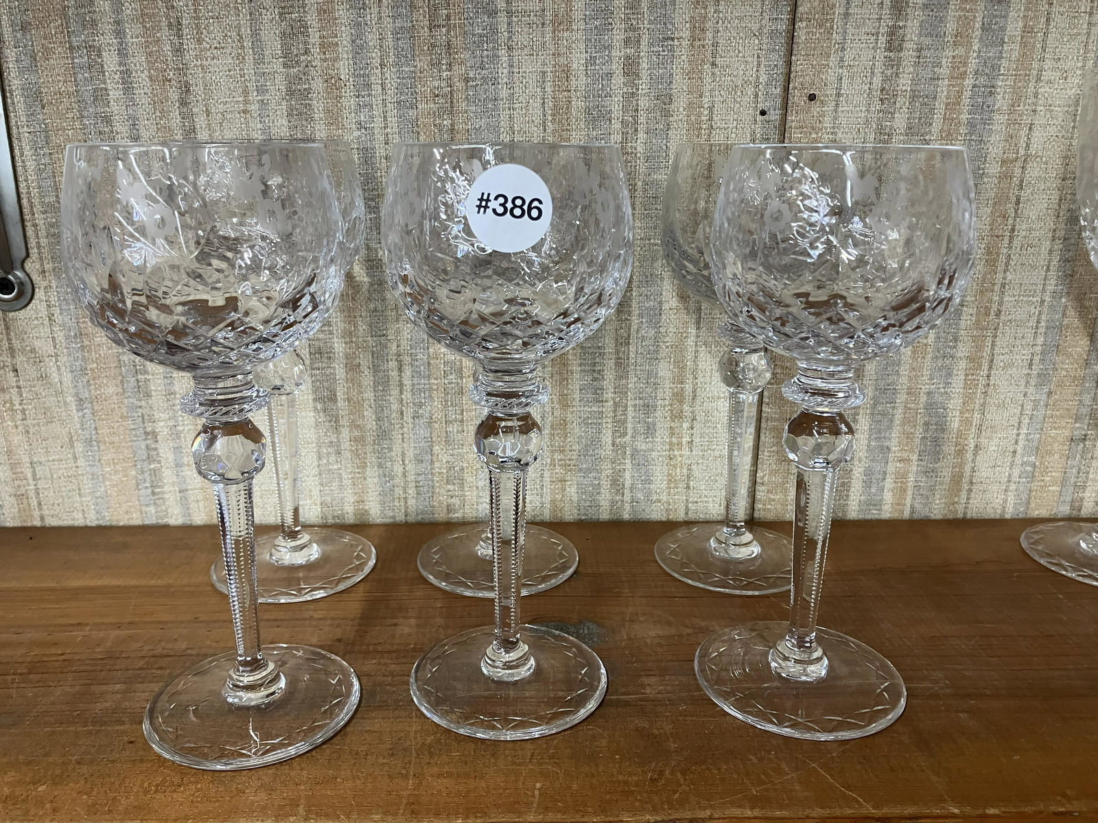 6 Pcs Rogaska Gallia Crystal (1 of 6)