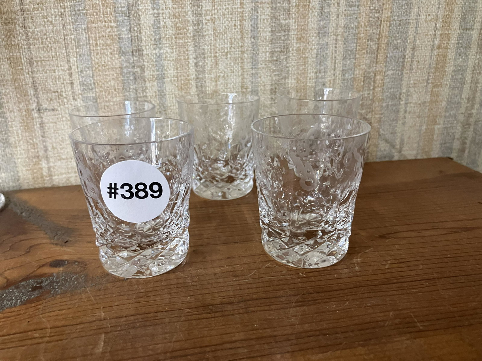 5 Pcs Rogaska Gallia Crystal Shot Glasses (1 of 4)