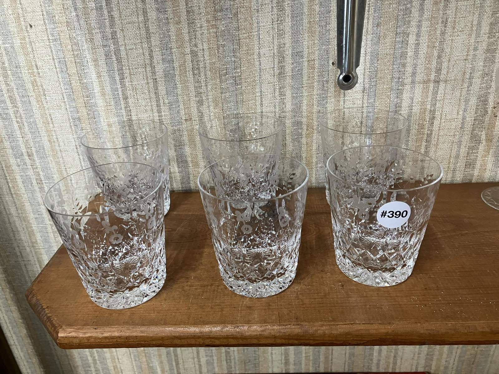 6 Pcs Rogaska Gallia Crystal (1 of 6)