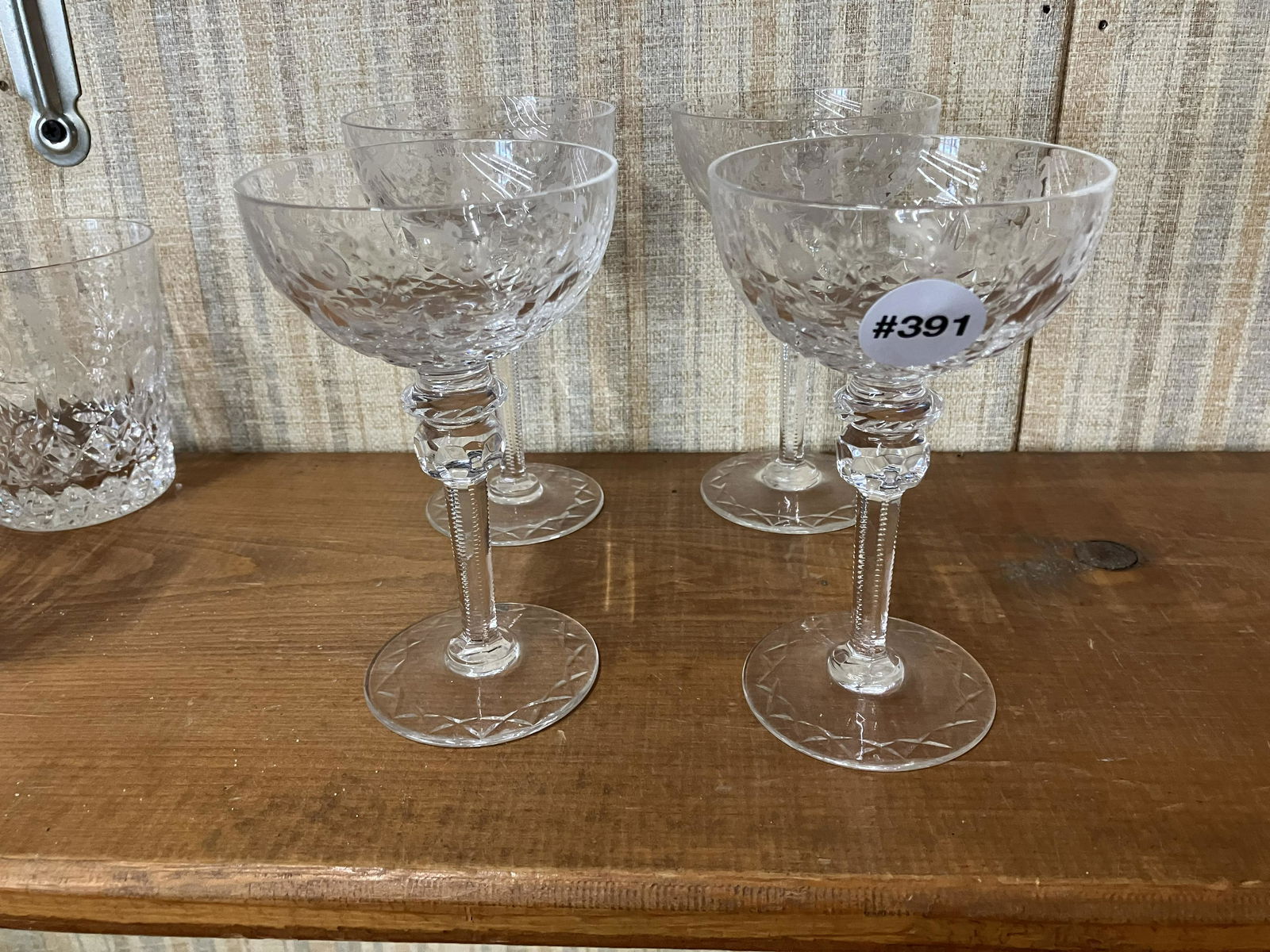 4 Pcs Rogaska Gallia Crystal (1 of 5)