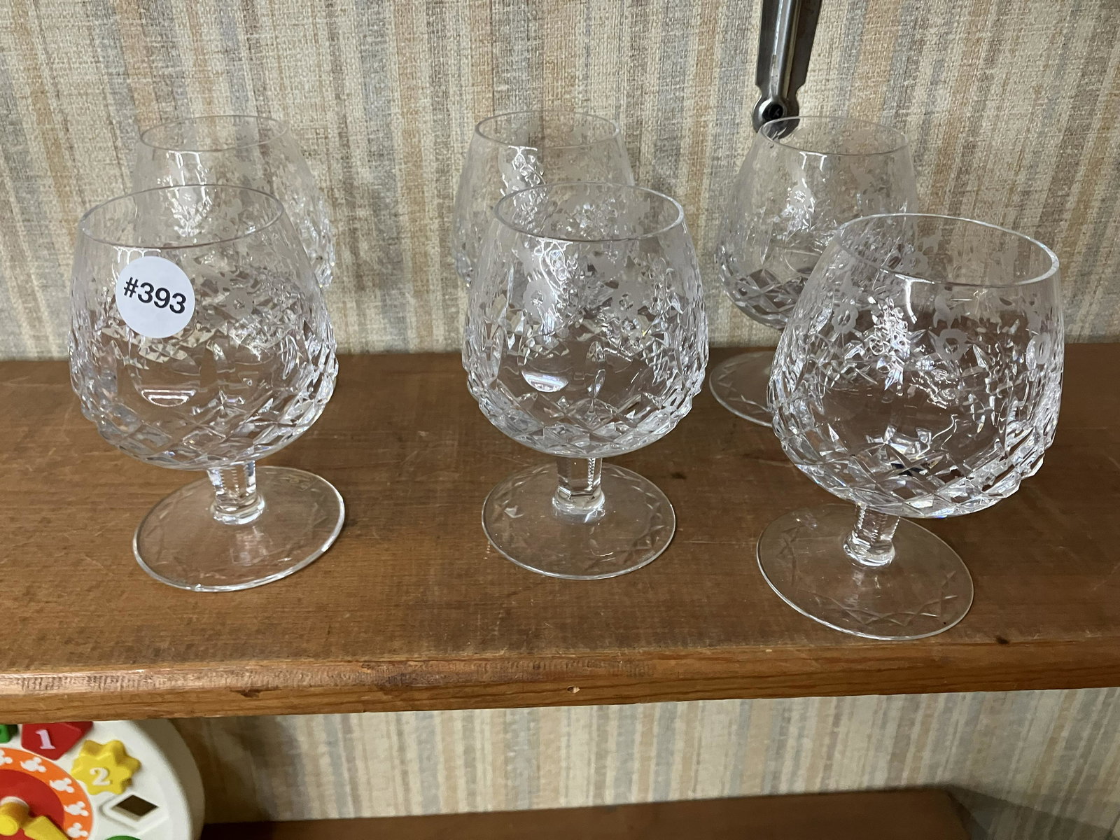 6 Pcs Rogaska Gallia Crystal (1 of 5)