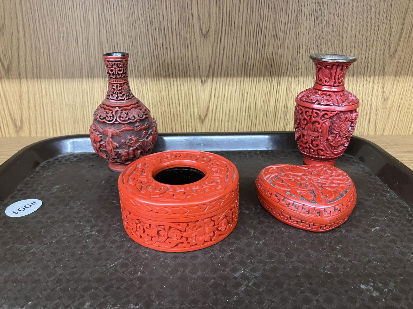 Four Pcs Asian Cinnabar (1 of 3)