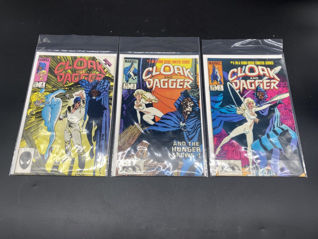 Three Marvel Cloak & Dagger Comics (1 of 4)