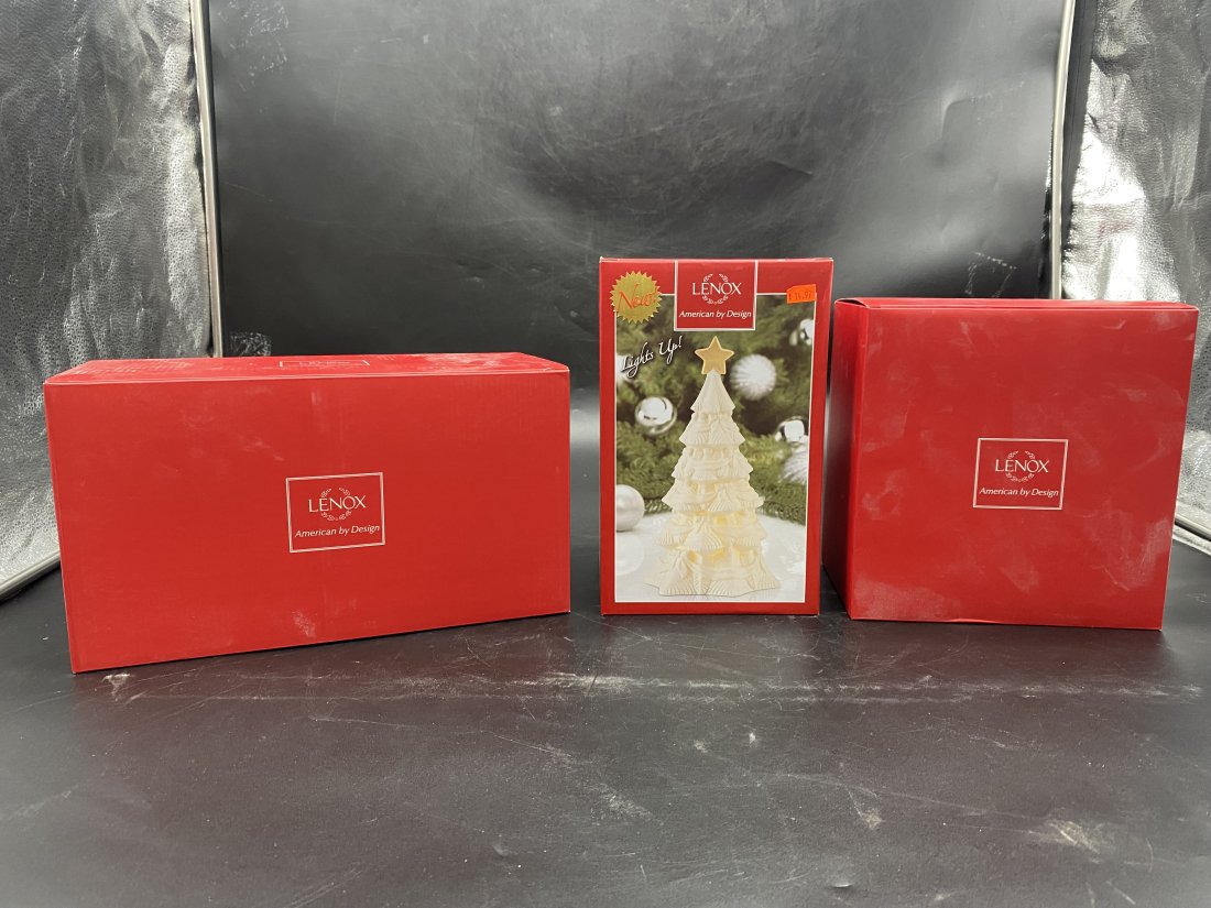 Three Lenox Christmas Figurines (1 of 4)