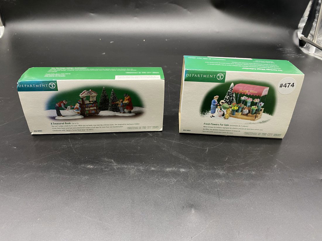 Two Department 56 Miniature Figurines (1 of 2)
