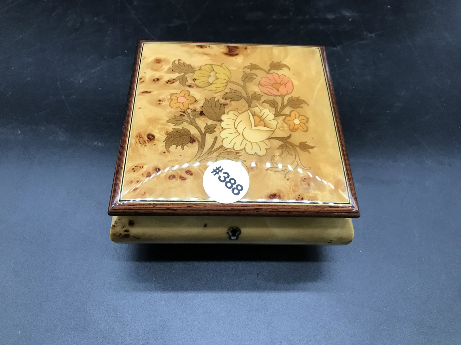 Reuge Music Box: Measures 5.25" W.