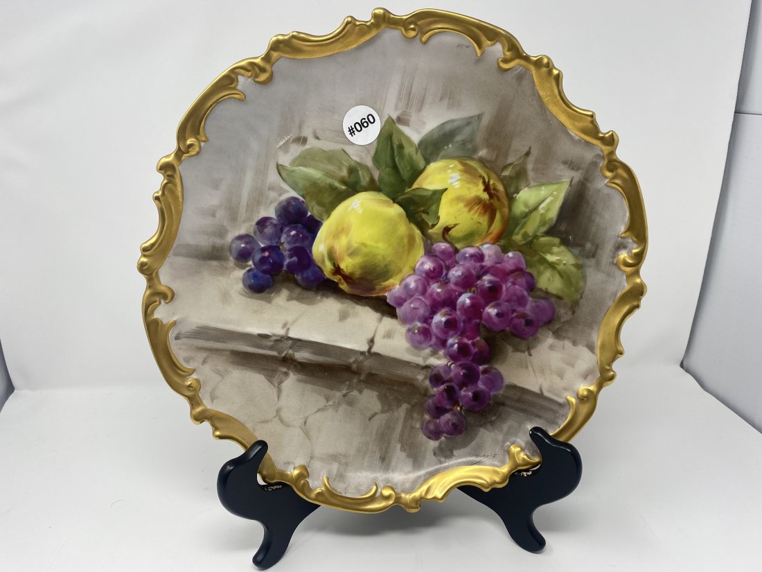 Hand Painted Limoges Charger (1 of 5)