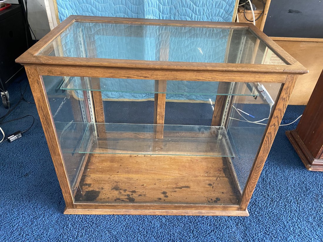 Antique oak Country store Display Case (1 of 6)