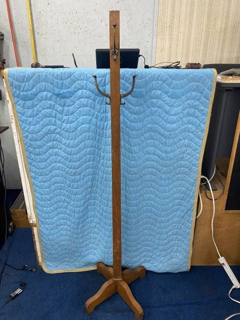 Antique Oak Clothes Tree (1 of 4)