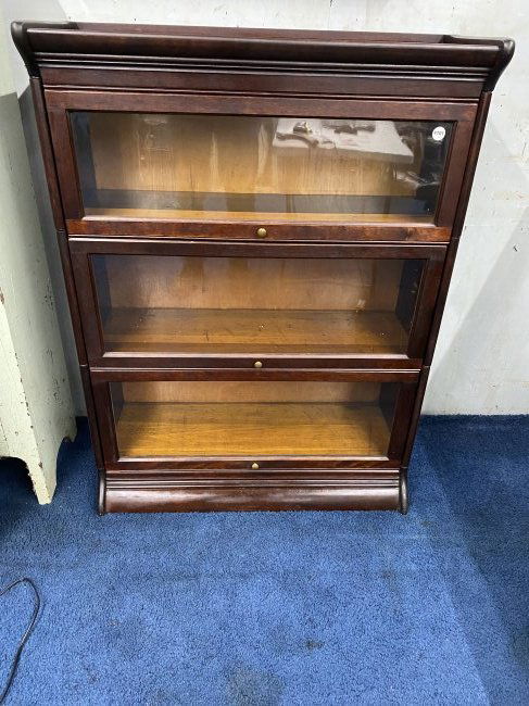 Antique Mahogany Barrister Bookcase (1 of 6)