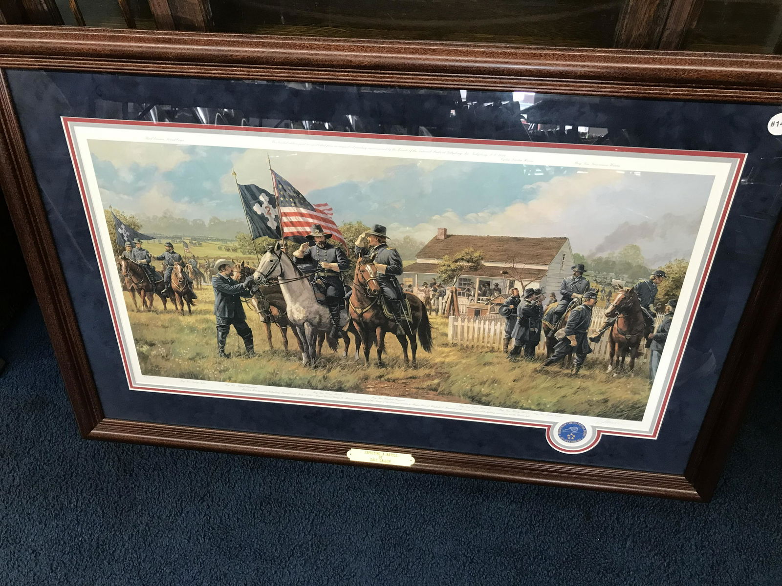 Civil War Print Titled  "Expecting A Battle" (1 of 4)