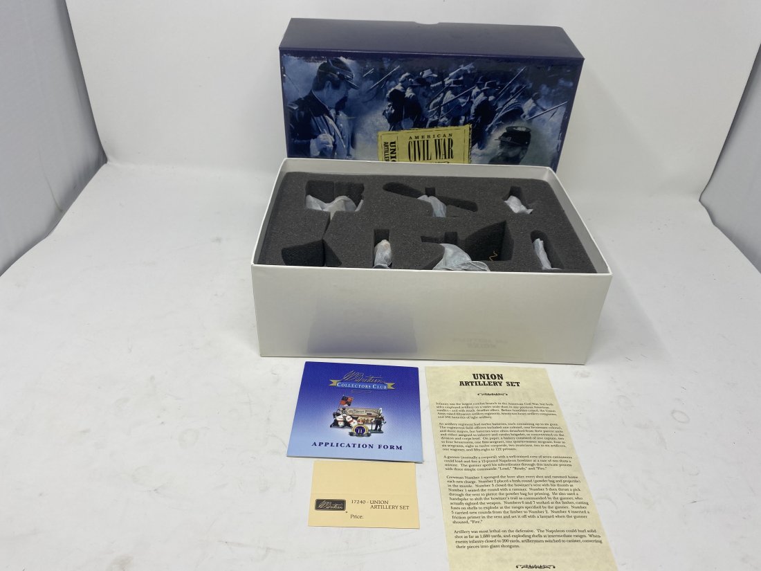 Britain Regiments Union Artillery Set Metal Figure (1 of 4)