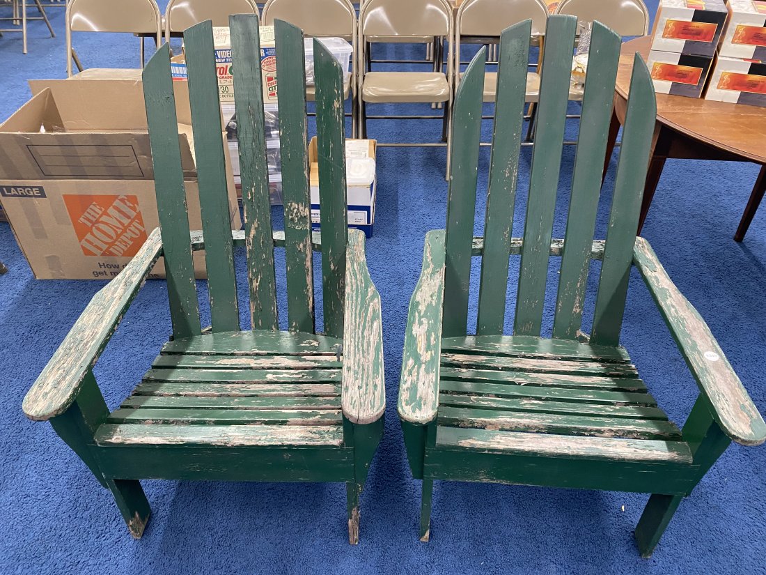 Pair of Adirondack Chairs (1 of 9)