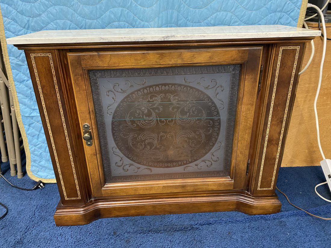 Marble Top Curio Dec 11, 2022 Costea's Auction Service in PA