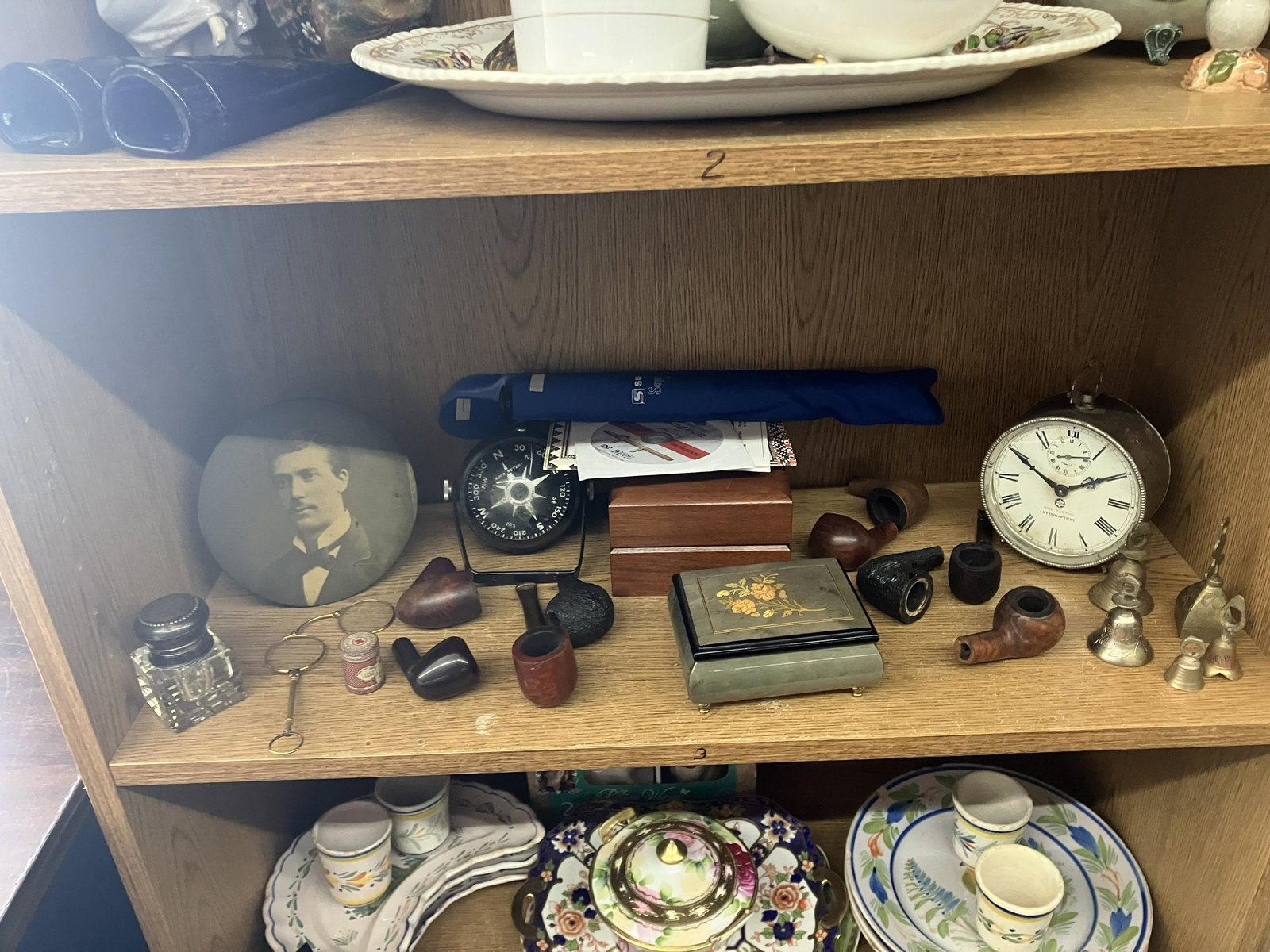 Desk Items and Clock Plus (1 of 4)