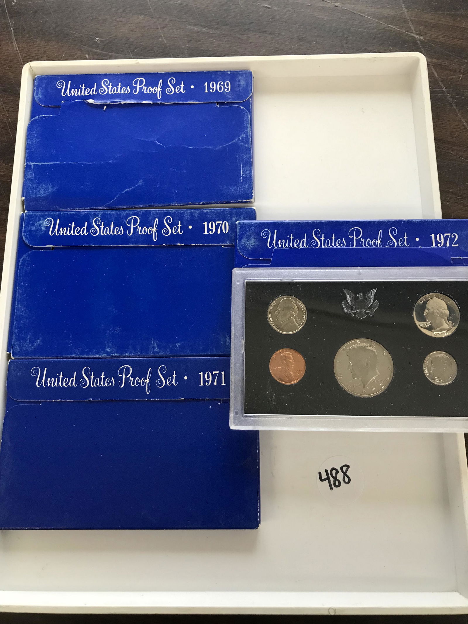 Four United States Proof Sets (1 of 1)