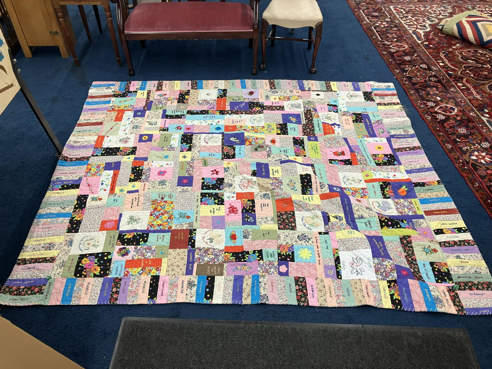 Hand Stitched Friendship Quilt (1 of 6)