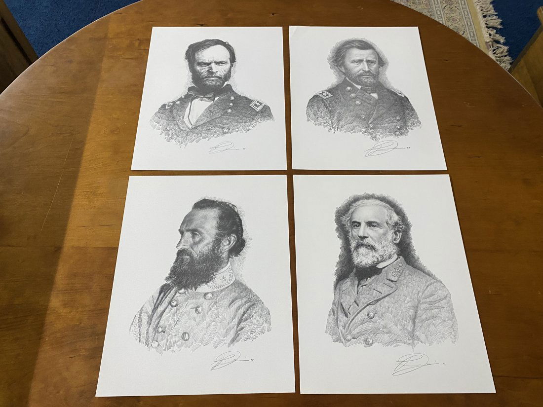 Four Civil War Prints by Dale Gallon (1 of 5)