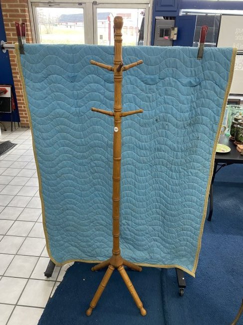 Antique Oak Clothes Tree (1 of 5)