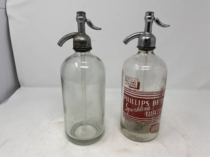 Two Antique Seltzer Bottles (0158) on Jan 01, 2023 Costea's Auction