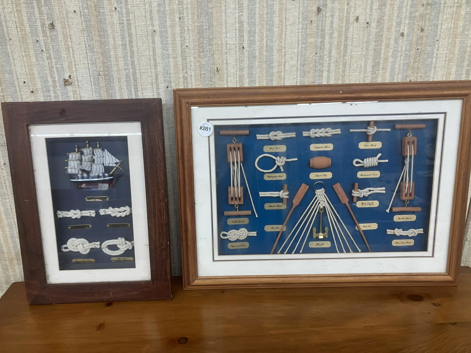 Two Nautical Shadow Boxes (0281) on Jan 01, 2023 Costea's Auction