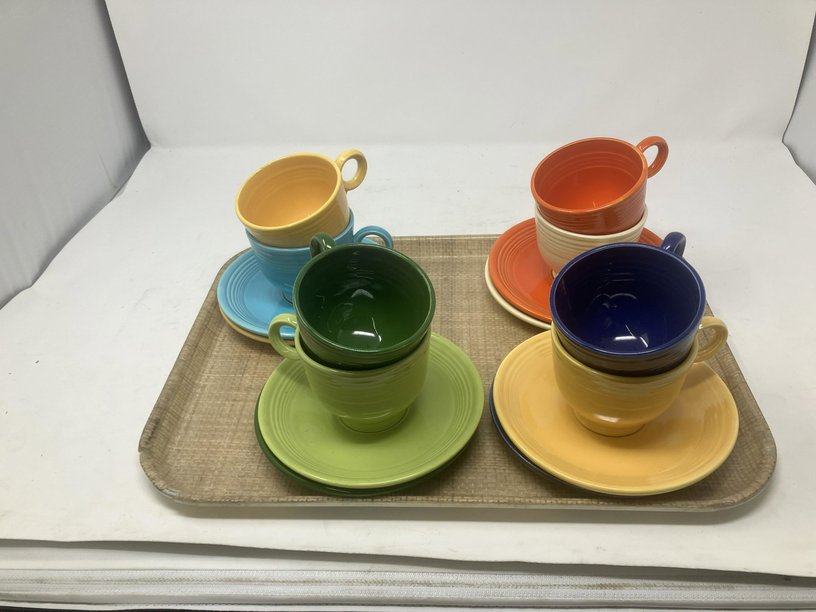 Grouping of Fiesta: Assorted colors.