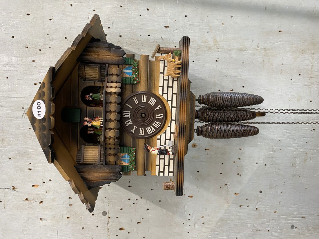German Figural Coo Coo Clock (1 of 6)