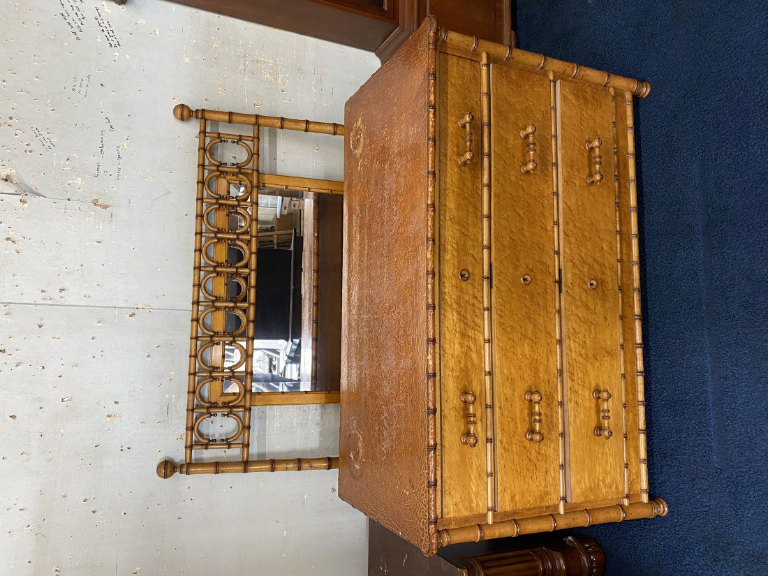 Three Pcs Bamboo Bedroom Set (1 of 8)