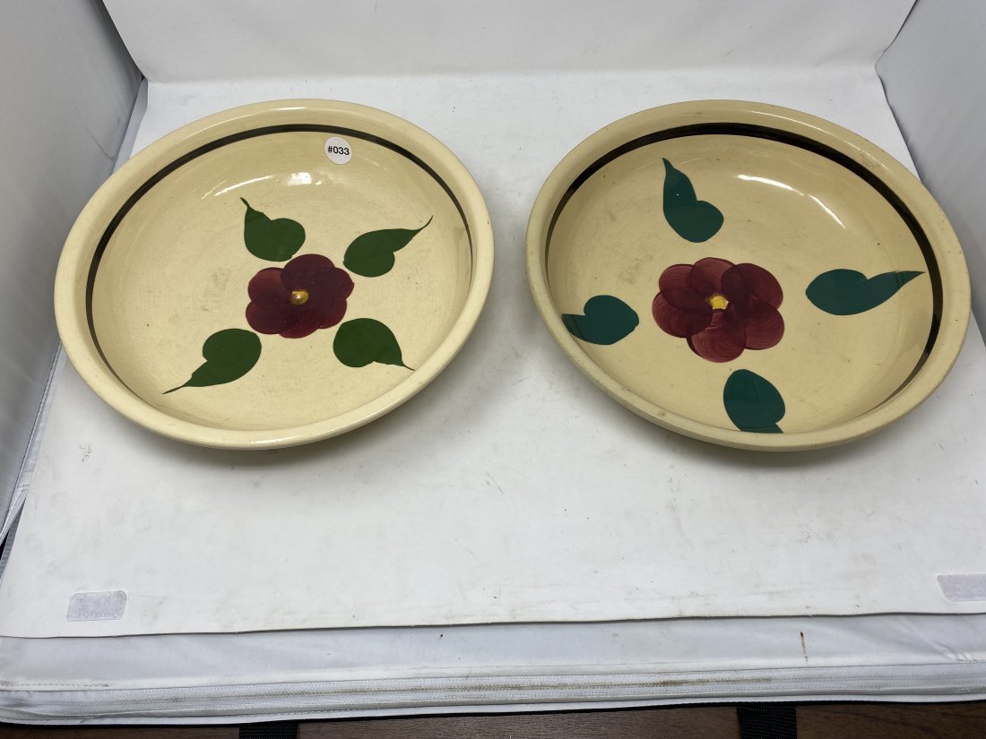 Two Large Watt Ware Bowls (1 of 5)