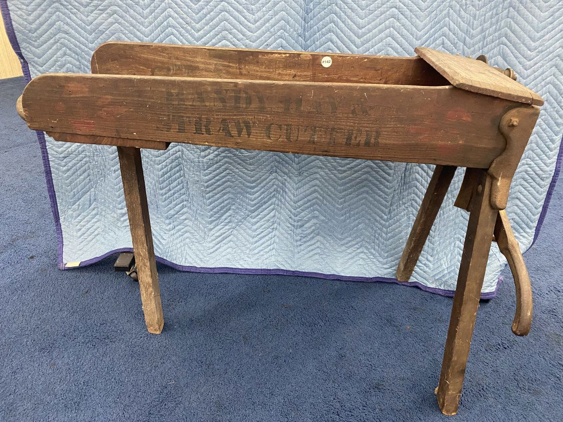 Primitive Straw Cutter with Stenciling (1 of 7)