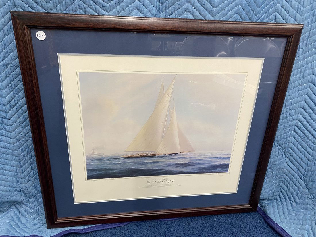 Signed Print "The America's Cup" (1 of 4)