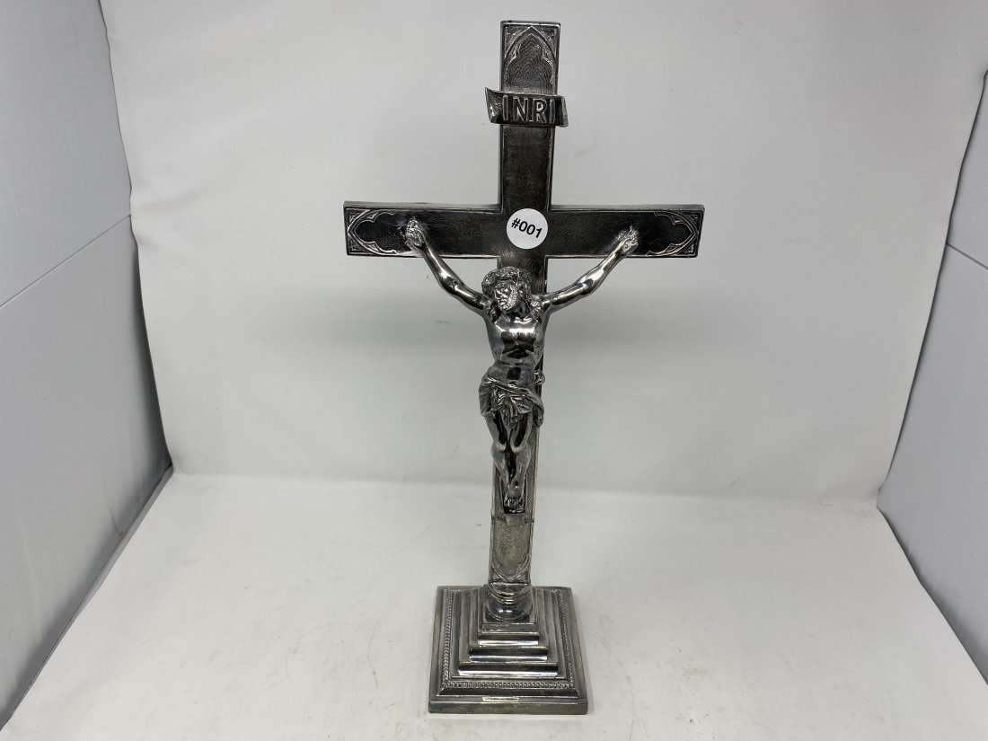 Cast Iron Crucifix: 20"H.