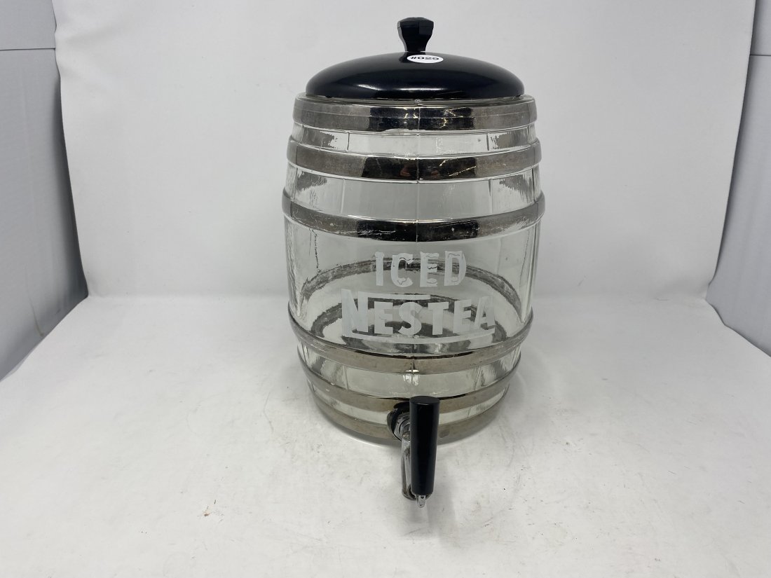 Iced Nestea Dispenser: 12"x8", stenciled on front
