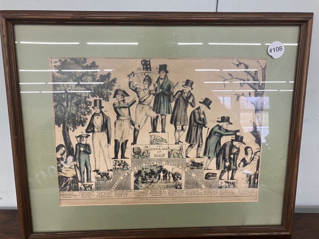 Original Currier & Ives "The Life & Age of Man" (1 of 4)