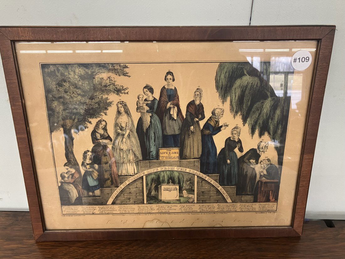 Original Currier & Ives "The Life & Age of Woman" (1 of 4)