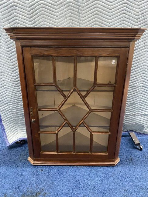 Hanging Antique Corner Cupboard (1 of 5)