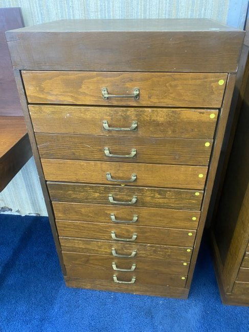 Oak Multi Drawer Cabinet (1 of 6)