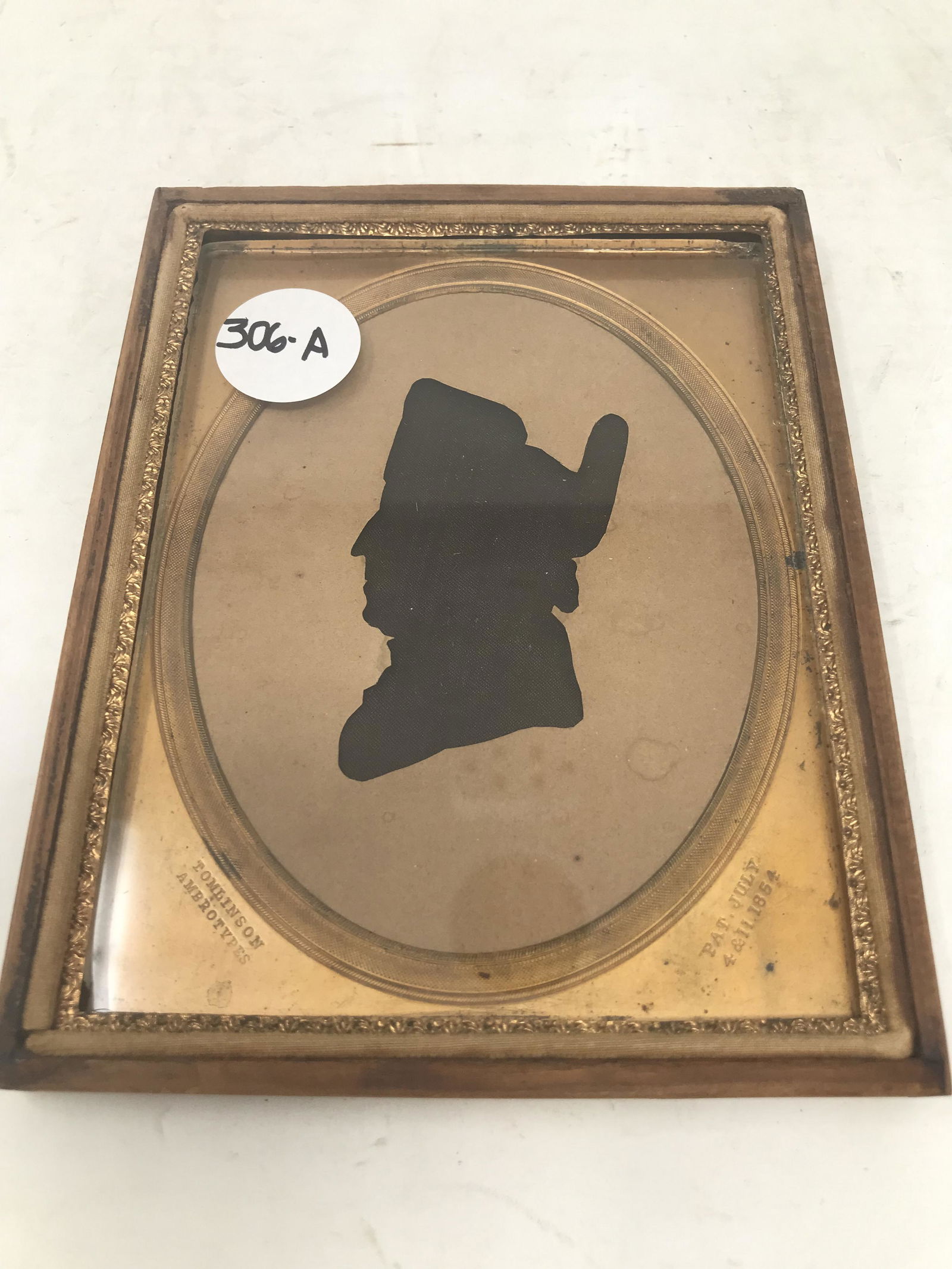 19thC Silhouette of General George Washington (1 of 5)