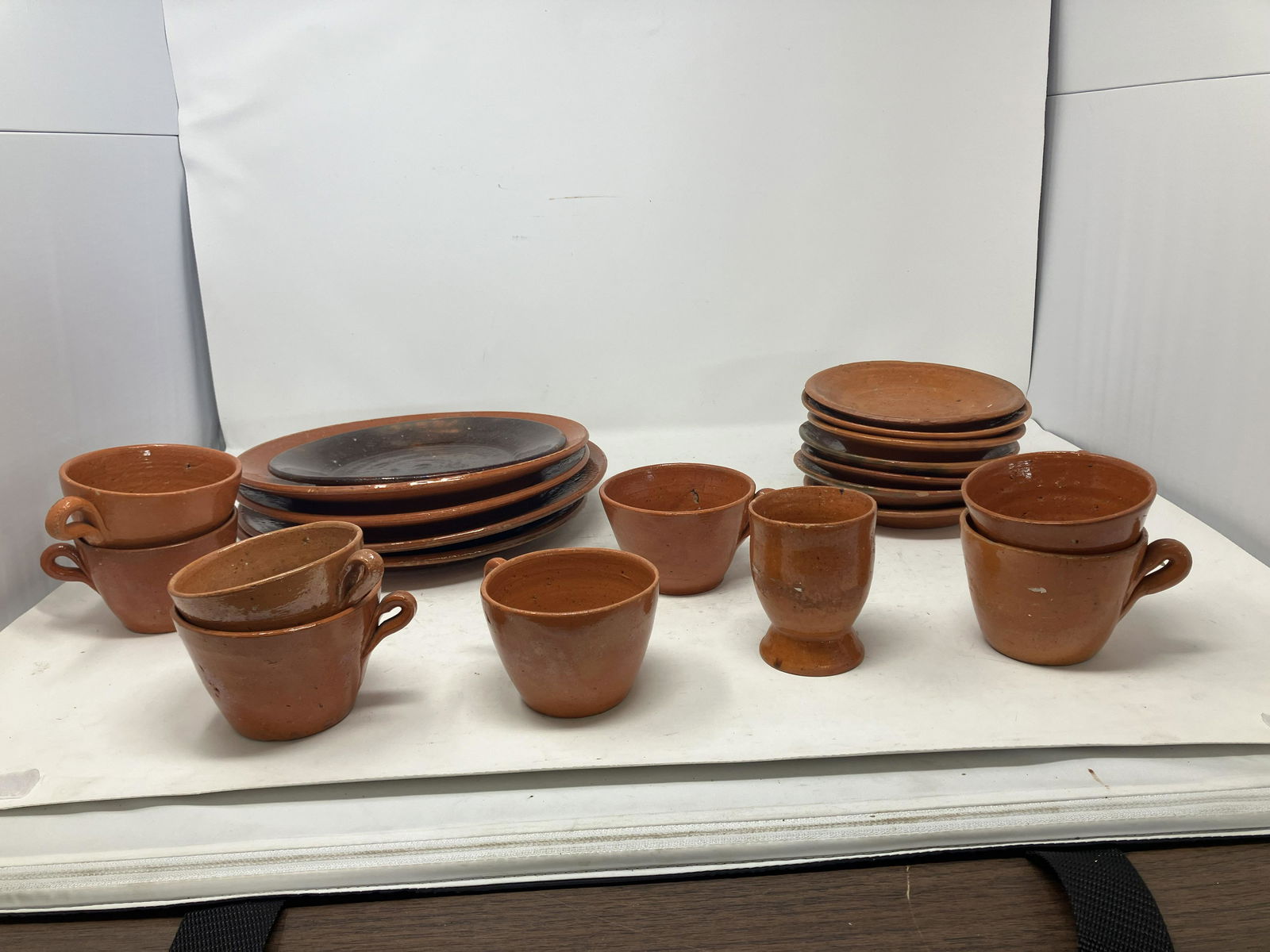 Large Grouping of Jugtownware Pottery (1 of 4)