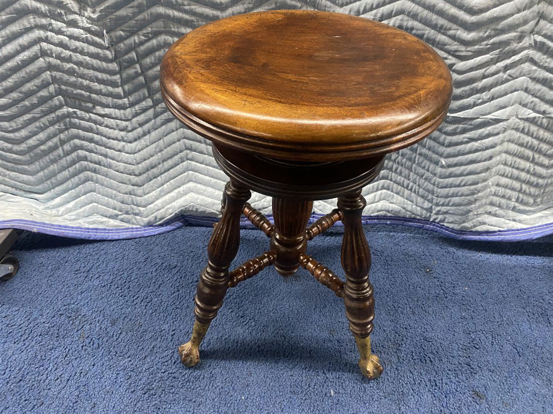 Antique Piano Stool (1 of 3)