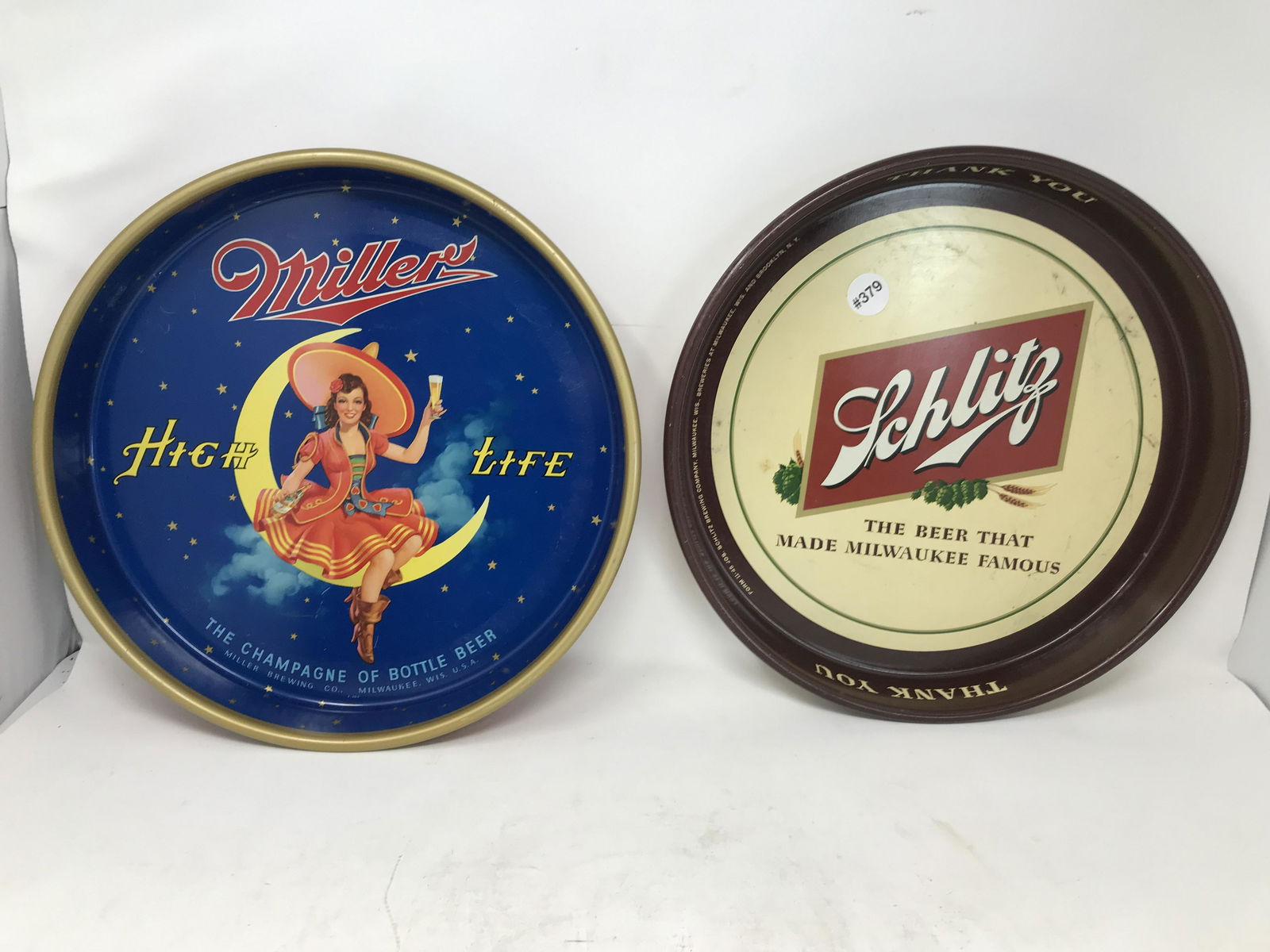 Two Vintage Beer Trays (1 of 6)