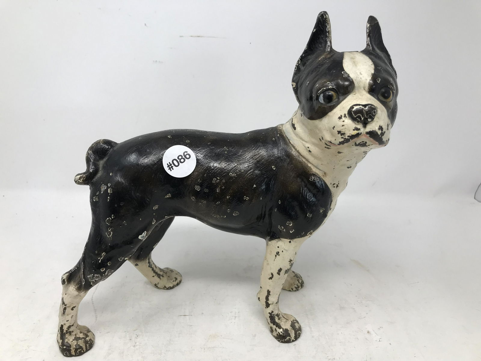 Cast Iron Terrier Doorstop: Measures 11" x 10".