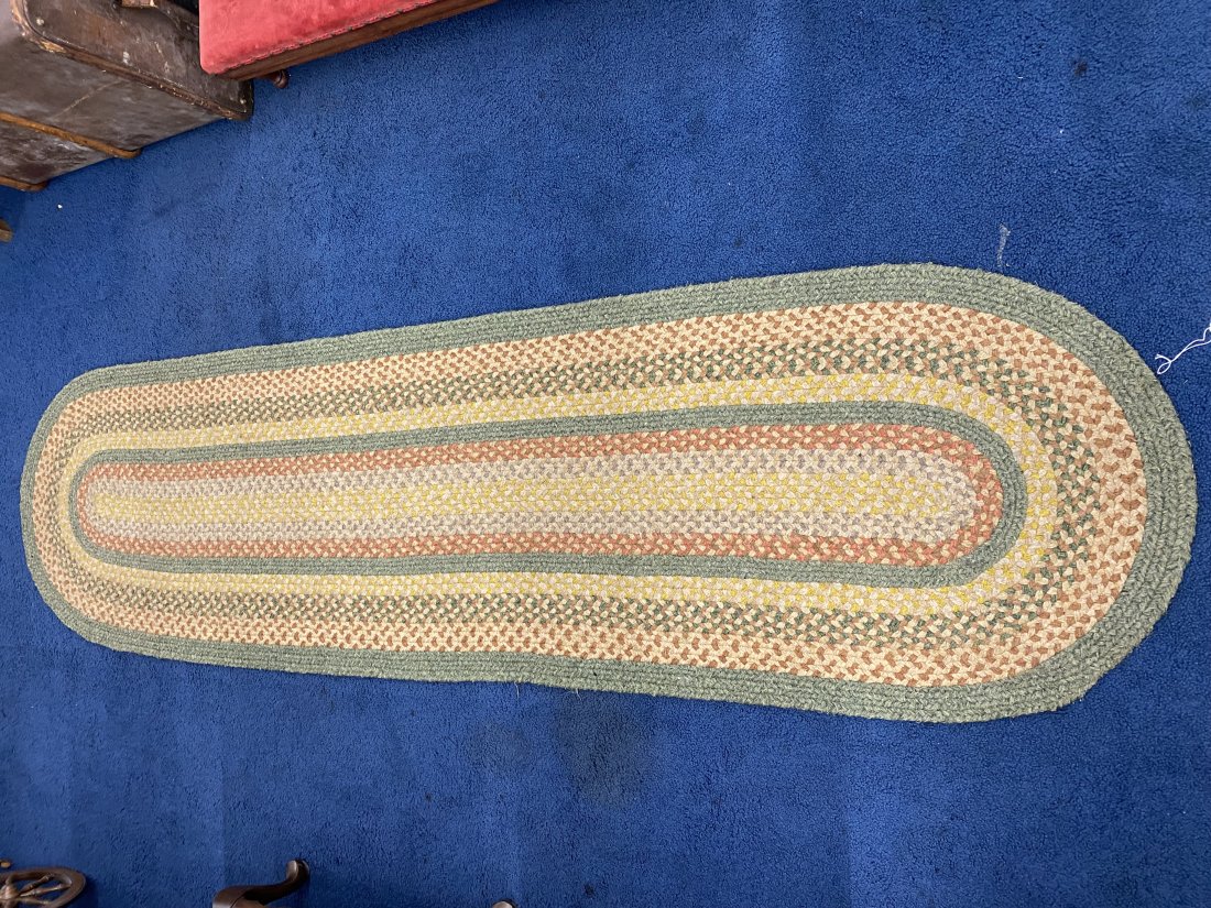Pair of Braided Runners: 29"x110".