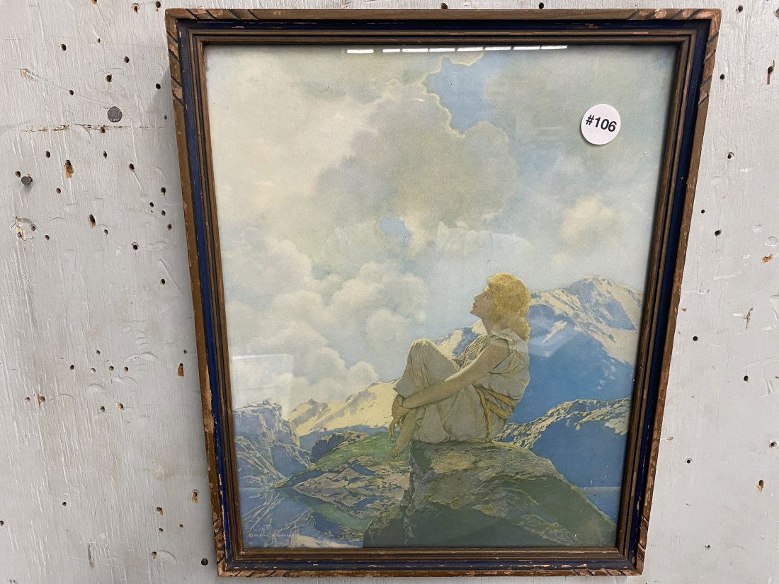 Original Maxfield Parrish "Morning" (1 of 5)