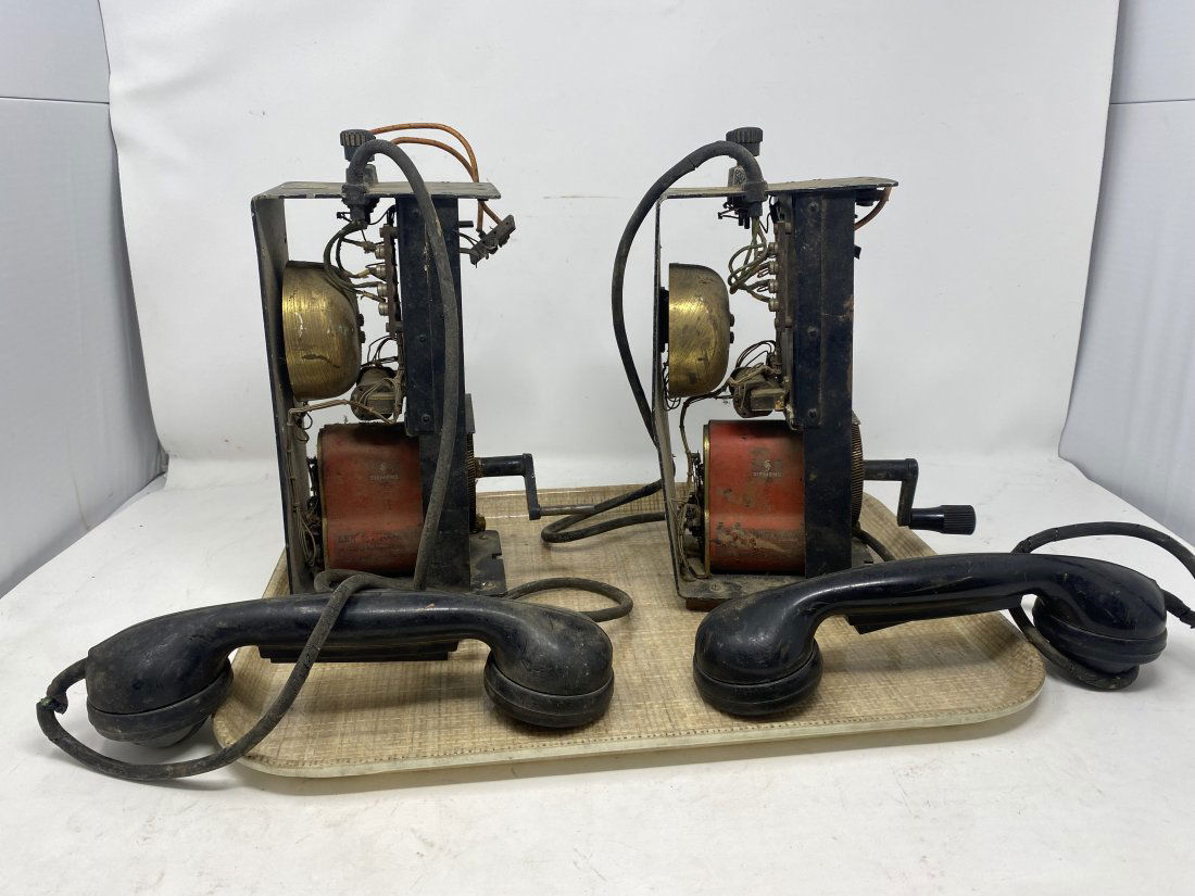 Two Siemens Vintage Military Field Phones (1 of 7)