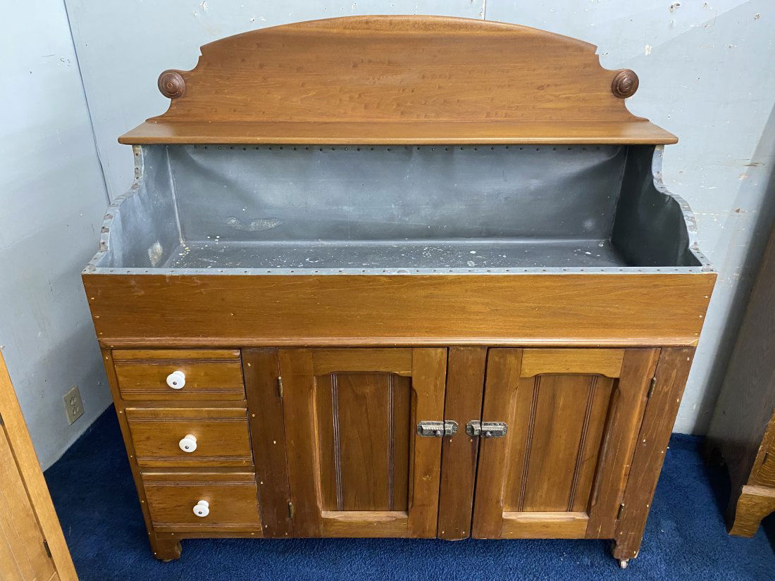 Antique Softwood Dry Sink (1 of 7)